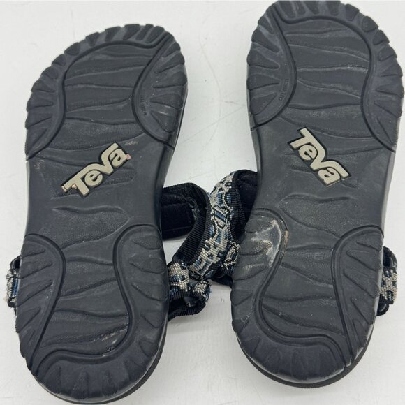Teva Womens Sport Sandals Size 9 Black Aztec Slingback Outdoor Casual Comfort - Picture 15 of 16